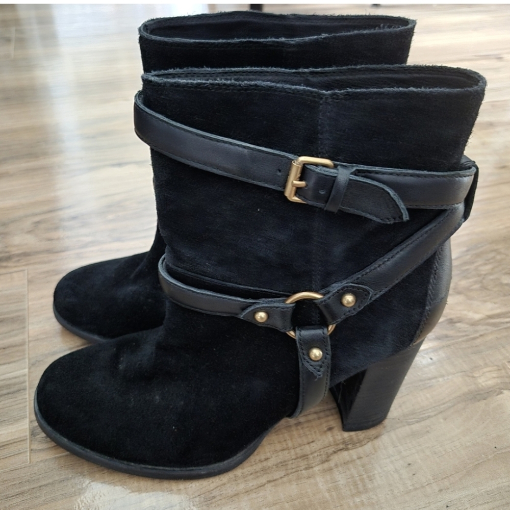 Ugg Dandridge Womens Suede Booties Size 10